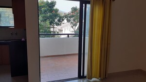 Terrace in 2 BHK Apartment at Karan Woodz, Warje – for Rent