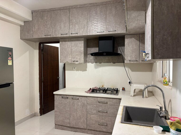 Kitchen, movie-towers 3.5 Bedroom 2813 Sq.Ft. Apartment In Kokapet Hyderabad 9257225