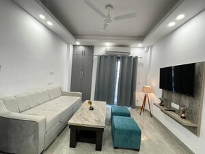 Living Room in 1 BHK Builder Floor at Saket – for Rent