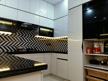 Kitchen in 3 BHK Apartment at Landcraft Golflinks Plaza, Pandav Nagar – for Sale