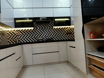 Kitchen in 3 BHK Apartment at Landcraft Golflinks Plaza, Pandav Nagar – for Sale