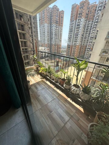 Balcony in 2 BHK Apartment at Nilaya Greens, Raj Nagar Extension – for Rent