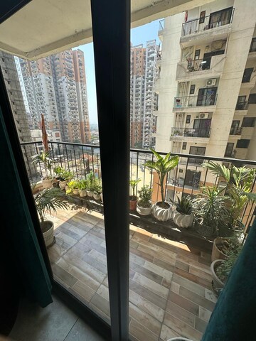 Balcony in 2 BHK Apartment at Nilaya Greens, Raj Nagar Extension – for Rent