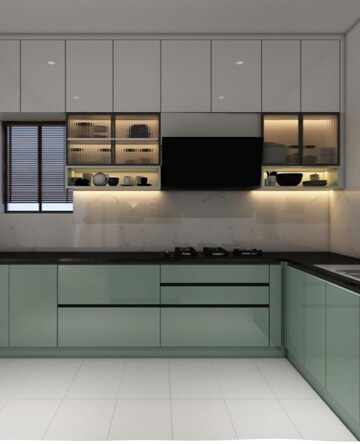 Kitchen in 3 BHK Apartment at Aparna One, Shaikpet – for Rent