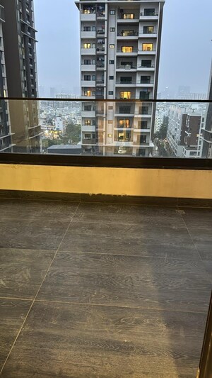 Balcony in 3 BHK Apartment at Aparna One, Shaikpet – for Rent