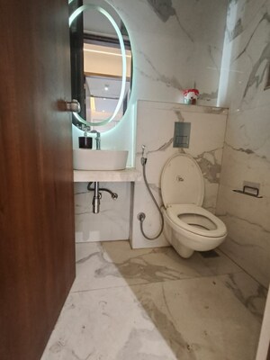 Bathroom in 3.5 BHK Apartment at Goel Ganga Platino, Kharadi – for Rent