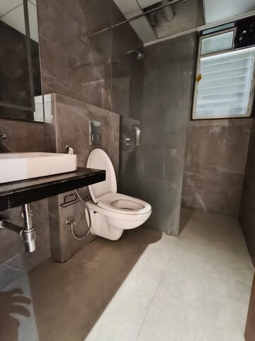 Bathroom in 3.5 BHK Apartment at Goel Ganga Platino, Kharadi – for Rent