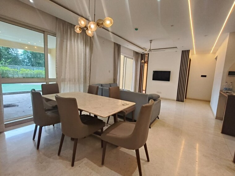 Living Room, goel-ganga-platino 3.5 Bedroom 1600 Sq.Ft. Apartment In Kharadi Pune 9257378