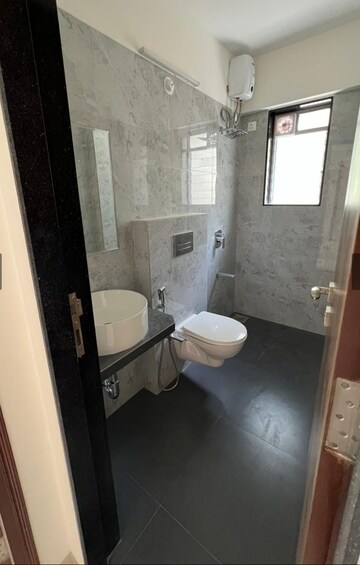 Bathroom in 2 BHK Apartment at Silver Coin Apartment, Malad West – for Rent