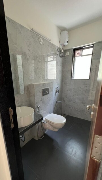 Bathroom in 2 BHK Apartment at Silver Coin Apartment, Malad West – for Rent