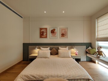 Bedroom in 3 BHK Apartment at Bhartiya Leela Residences, Thanisandra Main Road – for Rent