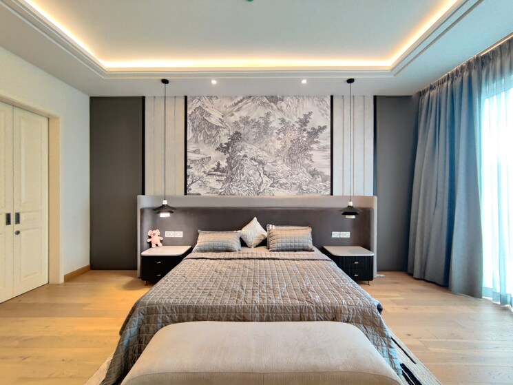 Bedroom, bhartiya-leela-residences 3 Bedroom 3116 Sq.Ft. Apartment In Thanisandra Main Road Bangalore 9257376