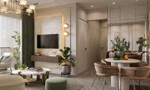 Living Room in 2 BHK Apartment at Juinagar – for Sale