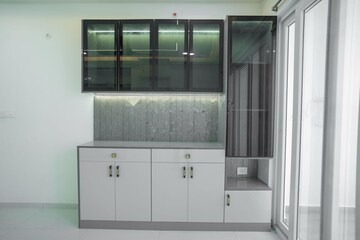 Kitchen in 3 BHK Apartment at Jayabheri The Nirvana, Gopanpally – for Rent