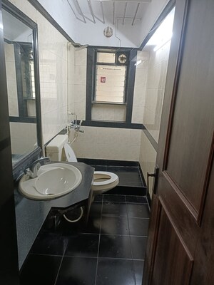 Bathroom in 2 BHK Apartment at Rajnigandha CHS Goregaon, Goregaon East – for Rent