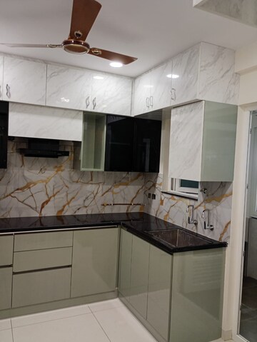 Kitchen in 3 BHK Apartment at Aparna Sarovar Zicon, Nallagandla – for Rent