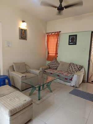 Living Room in 2 BHK Apartment at Magarpatta City Cosmos, Magarpatta Road – for Rent