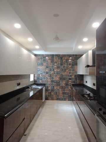 Kitchen in 4 BHK Builder Floor at South Extension – for Rent