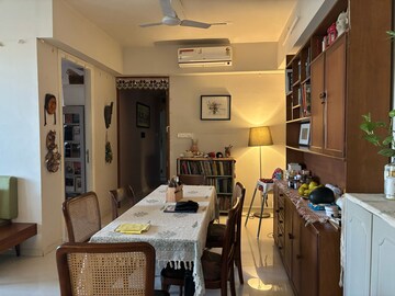 Living Room in 4 BHK Apartment at Rustomjee Seasons, Bandra East – for Rent