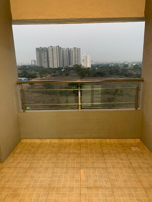 Balcony in 2 BHK Apartment at Wadhwani Sai Paradise, Punawale – for Rent