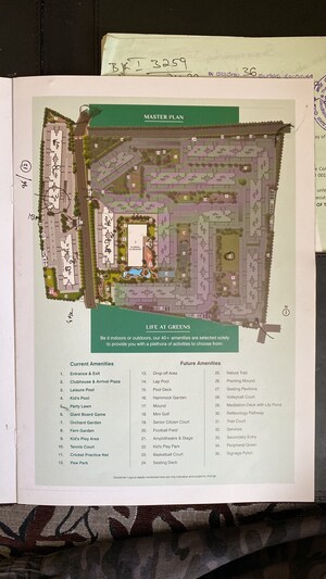 Master Plan in 1 BHK Apartment at Adarsh Greens, Kogilu – for Sale
