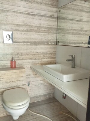 Attached Bathroom in 2 BHK Apartment at Versova Lands End Society, Lokhandwala Complex – for Rent