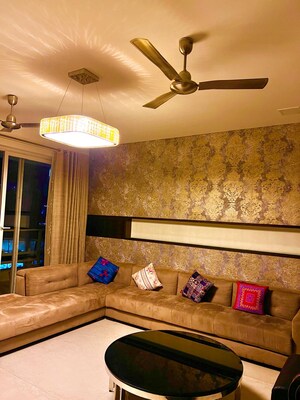 Living Room in 4 BHK Apartment at Abw La Lagune, Sector 54 – for Rent