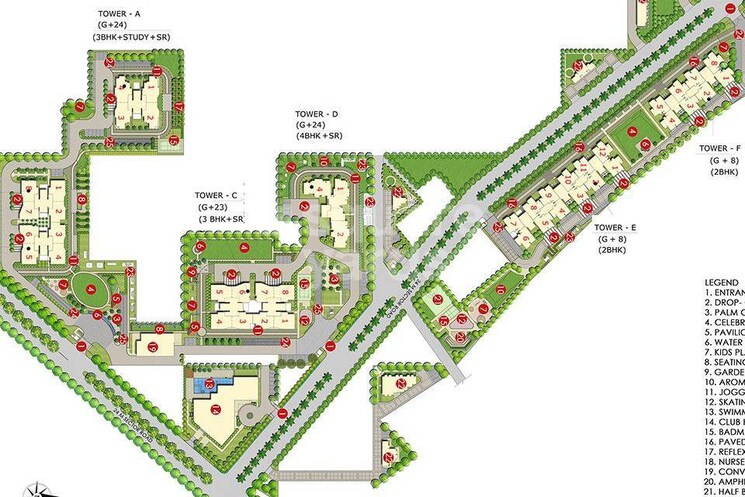 Master Plan, paras-dews 3 Bedroom 1762 Sq.Ft. Apartment In Sector 106 Gurgaon 9257872