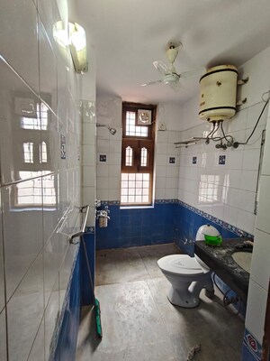 Bathroom in 2 BHK Builder Floor at Sushant Lok I – for Rent