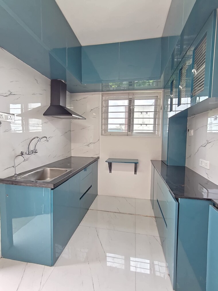 Kitchen, mahathi-nilayam 2 Bedroom 1500 Sq.Ft. Apartment In Madhapur Hyderabad 9257956