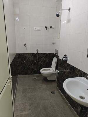 Bathroom in 4 BHK Builder Floor at Sushant Lok I – for Rent