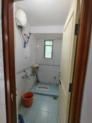 Bathroom in 1 BHK Apartment at Dhanvantari Colony – for Rent