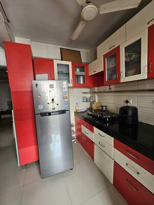 Kitchen in 1 BHK Apartment at Pimple Gurav – for Rent