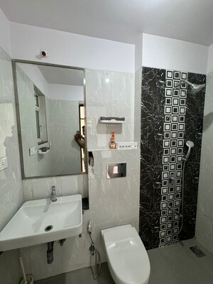 Attached Bathroom in 2 BHK Apartment at Omkar Ananta, Goregaon East – for Sale