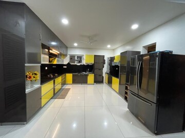 Kitchen in 3 BHK Apartment at Rajapushpa Green Dale, Tellapur – for Rent