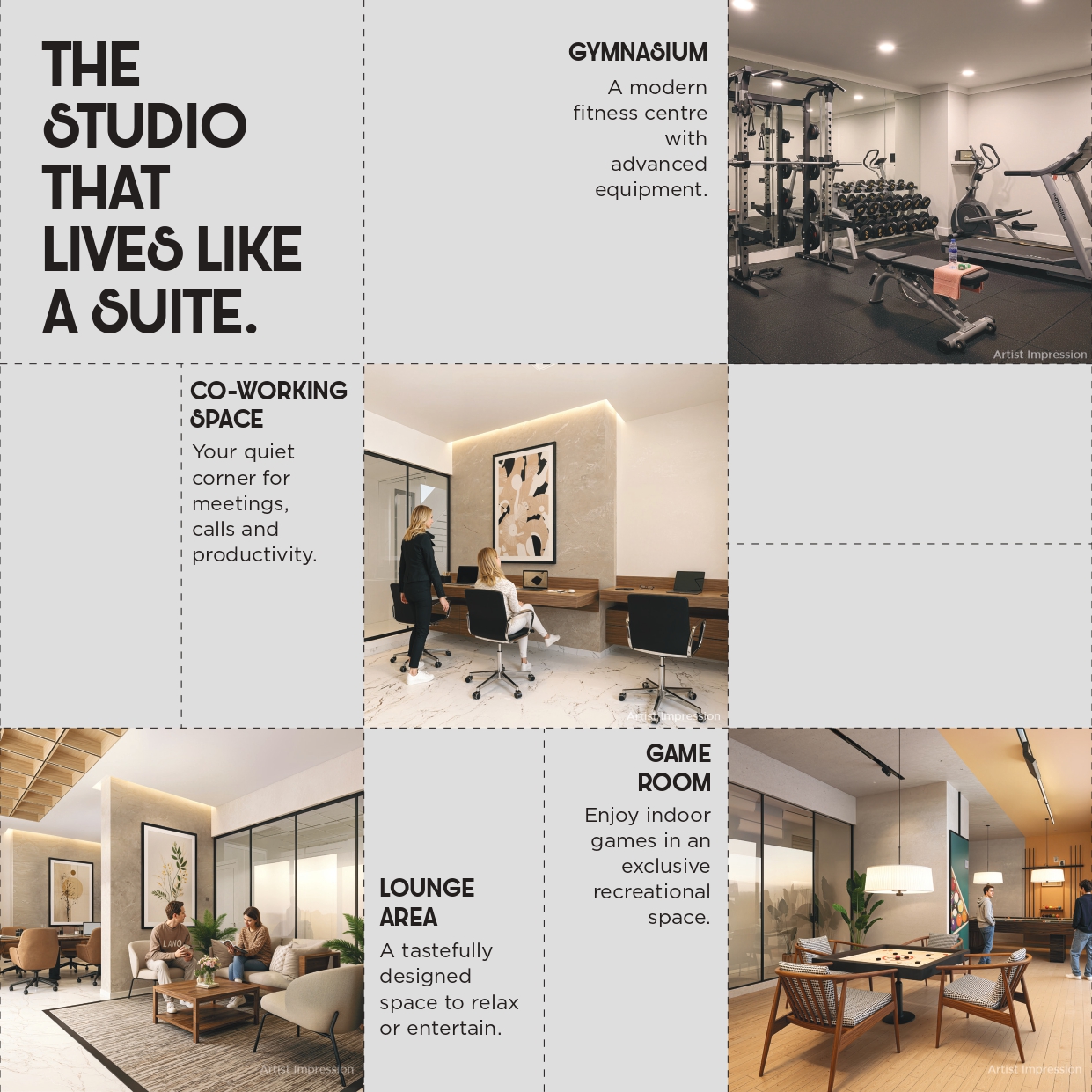 Studio  + Extra Room 319 Sq.Ft. Apartment in Marvel Matrix Studios