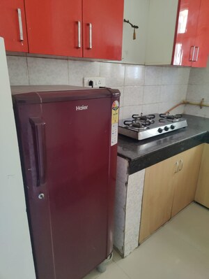 Kitchen in 2 BHK Apartment at Habitech Greens, Tech Zone 4 Greater Noida – for Rent