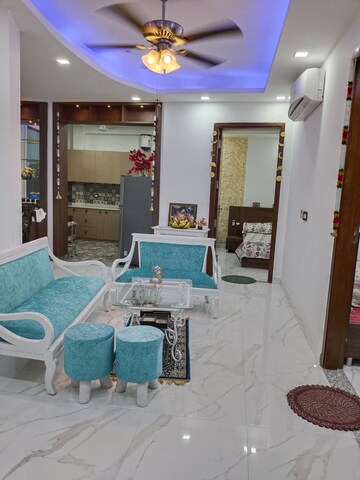 Living Room in 3 BHK Apartment at Shivalik Colony – for Rent