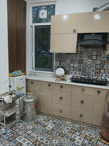 Kitchen in 3 BHK Apartment at Shivalik Colony – for Rent