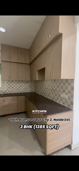 Kitchen in 3 BHK Apartment at Gaur City 2 - 16th Avenue, Sector 16c Greater Noida – for Sale