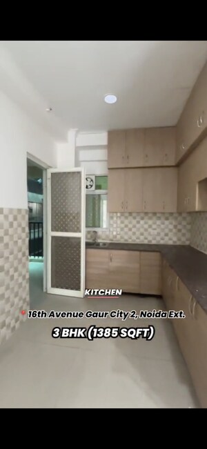 Kitchen in 3 BHK Apartment at Gaur City 2 - 16th Avenue, Sector 16c Greater Noida – for Sale
