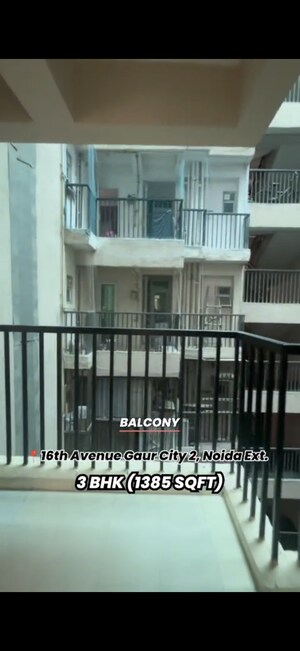 3 BHK Apartment – Exterior View View at Gaur City 2 - 16th Avenue, Sector 16c Greater Noida - for Sale