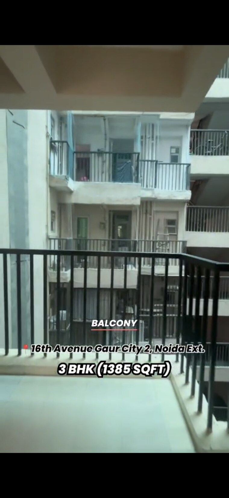 Exterior View, gaur-city-2-16th-avenue 3 Bedroom 1385 Sq.Ft. Apartment In Sector 16c Greater Noida Greater Noida 9259380