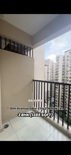 Staircase in 3 BHK Apartment at Gaur City 2 - 16th Avenue, Sector 16c Greater Noida – for Sale