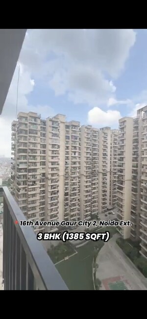 3 BHK Apartment – Exterior View View at Gaur City 2 - 16th Avenue, Sector 16c Greater Noida - for Sale
