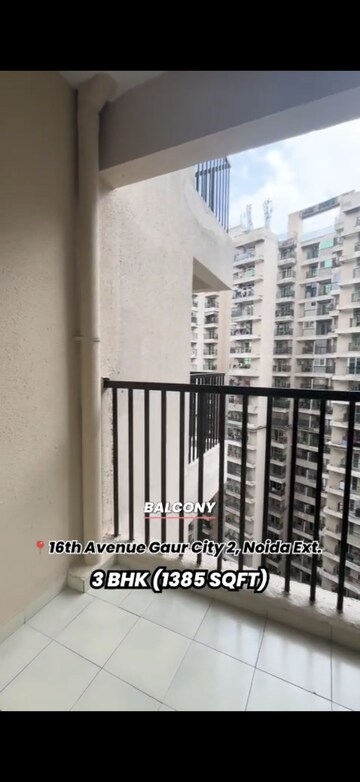 Staircase in 3 BHK Apartment at Gaur City 2 - 16th Avenue, Sector 16c Greater Noida – for Sale