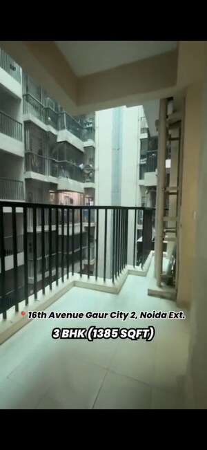 Staircase in 3 BHK Apartment at Gaur City 2 - 16th Avenue, Sector 16c Greater Noida – for Sale