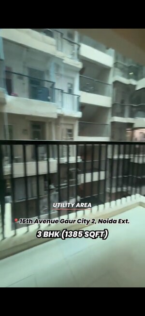 3 BHK Apartment – Exterior View View at Gaur City 2 - 16th Avenue, Sector 16c Greater Noida - for Sale