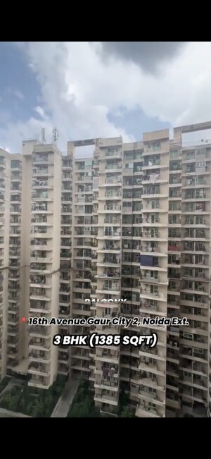 3 BHK Apartment – Exterior View View at Gaur City 2 - 16th Avenue, Sector 16c Greater Noida - for Sale