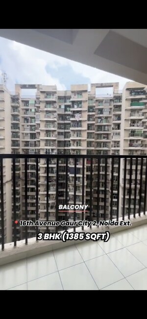 3 BHK Apartment – Exterior View View at Gaur City 2 - 16th Avenue, Sector 16c Greater Noida - for Sale